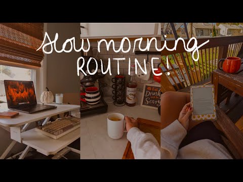 COZY SLOW MORNING VLOG | prioritizing my joys ☕