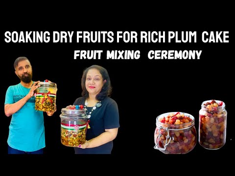 How to Soak Fruits and Nuts for a Perfect Christmas Plum Cake / Dry Fruits Soaking for PLUM CAKE