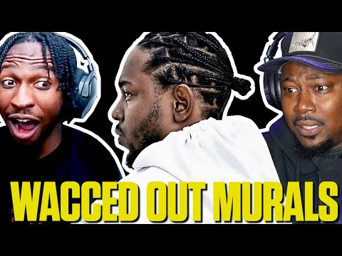 KENDRICK LAMAR "WACCED OUT MURALS" REACT COMPILATION!