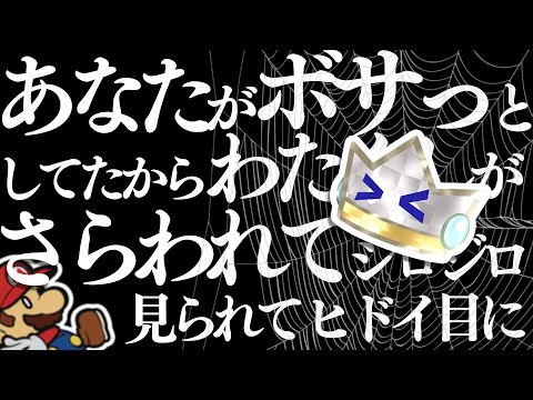 さらわれた相棒を助けに行ったら・・・【ペーパーマリオ スーパーシール -蜘蛛の巣探索-】