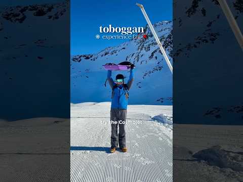 COSMOJET TOBOGGAN EXPERIENCE…FAIL ❄️❌ Val Thorens, France 🇫🇷