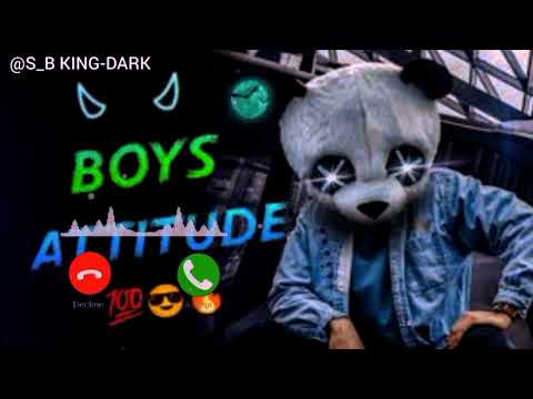 Boy Attitude Ringtone Dark #best #new #viral #S_B-King_Dark777