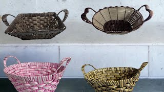 All Types baskets Multipurpose Storage Basket Oval Handle #basket #storagebasketsforkitchen