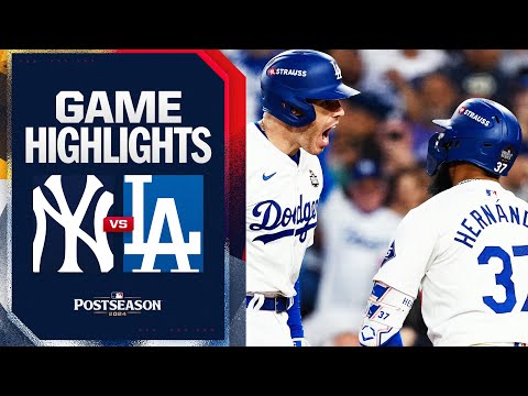 Yankees vs. Dodgers World Series Game 2 Highlights (10/26/24) | MLB Highlights