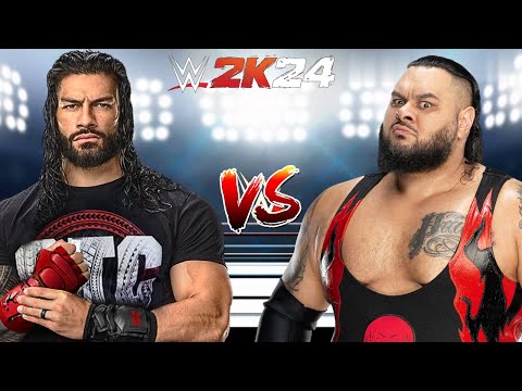 WWE 2K24 OTC ROMAN REIGNS VS. BRONSON REED!