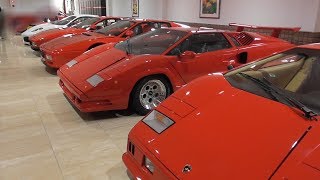 日本1のスーパーカーコレクション ! カウンタック, ラ フェラーリ,ランボルギーニミウラなどレアなスーパーカーコレクション！supercar personal collection！