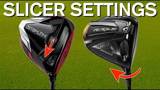 BEST DRIVER SETTINGS TO FIX YOUR SLICE