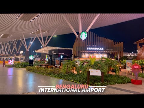 Bengaluru Airport T1 | Walking Tour 2023 - 4K