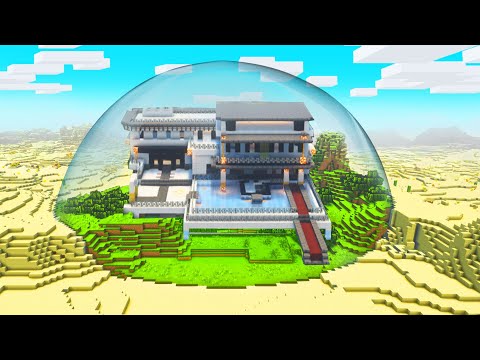 Building Luxury Desert Minecraft House in 1 Hour