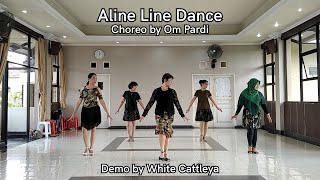 Aline Line Dance | Choreo by Om Pardi | Demo by White Cattleya