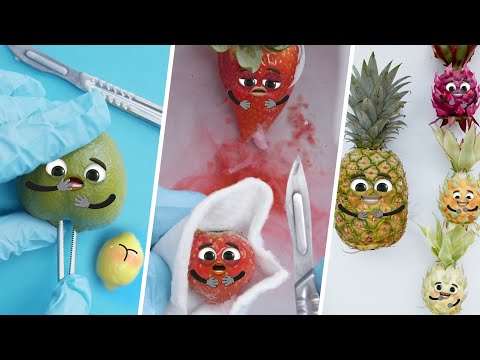 Best Fruit Surgeries #11 (NO C-SECTION) - WAIT FOR THE AMAZING END😭💔 #foodsurgery #baby #shorts