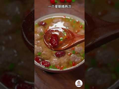 【小穎愛美食】烹飪教學：學會這個蒸汽水肉丸子湯，好吃有營養，適合小朋友