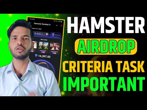 HAMSTER KOMBAT SEASON 2 AIRDROP CRITERIA TASK | HAMSTER CRITERIA IMPORTANT UPDATE TODAY