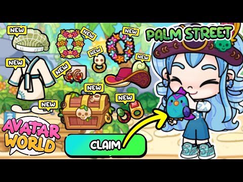 NEW! ✅ ALL PALM STREET SECRETS AND GIFTS IN AVATAR WORLD 😍