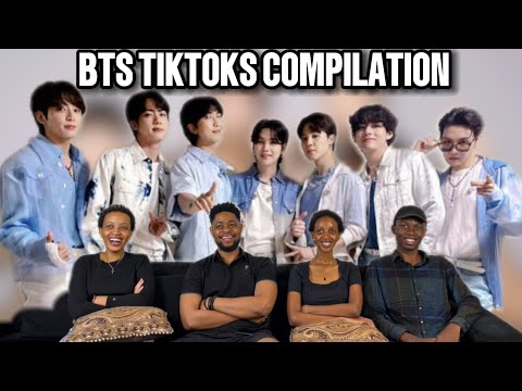 Our Reaction To BTS TIKTOKS COMPILATION.