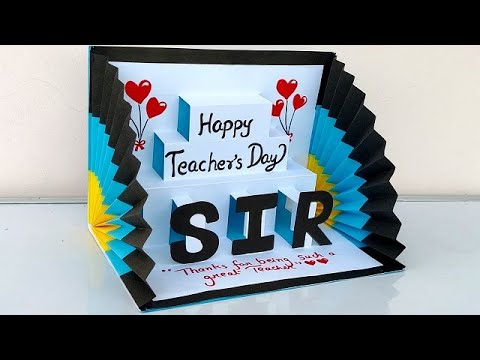 DIY Teacher's day special greeting card 2023 / Handmade Teacher's day card ideas