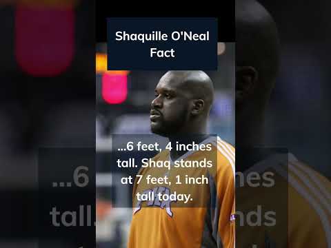 🏀 Shaquille O'Neal 🏀 #facts #shaq  #basketball #shorts