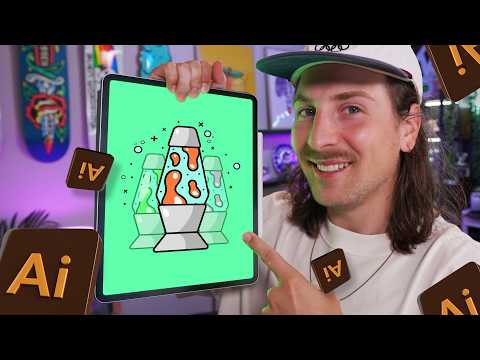 Step-by-Step: Groovy Lava Lamp Design in Illustrator for iPad (EASY)