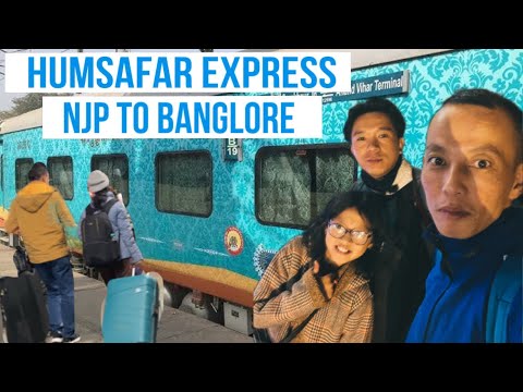 HUMSAFAR EXPRESS 3 AC TIER KA SAFAR II NJP TO BANGLORE WITH MY NIECE #vlog #myfirstvlog #youtube ​⁠