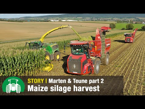 Agrarservice Marten & Teune in action | John Deere forage harvesters & tractors | Pt 2 | Contractors