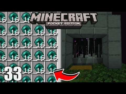 FARM DE ENDERMAN E XP - MINECRAFT SURVIVAL 1.19 #33 ( MINECRAFT BEDROCK )