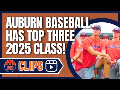 Auburn Baseball Welcomes Top 3 Recruit Class for 2025