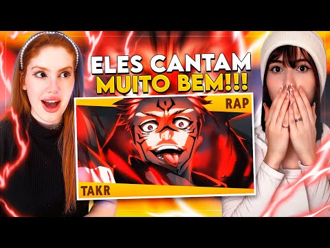 REACT | Rap do Sukuna (Jujutsu Kaisen) - O REI DAS MALDIÇÕES | Takeru Feat. Felícia Rock | CR Reacts