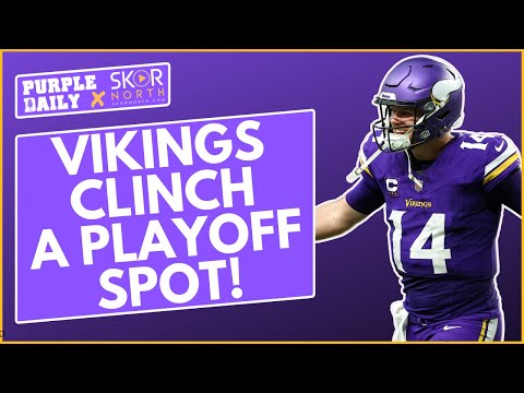 Minnesota Vikings CLINCH a playoff spot!