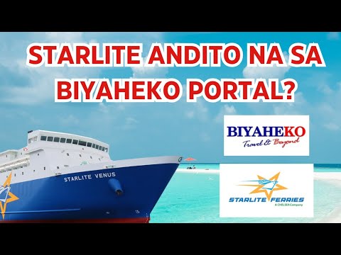 STARLITE FERRIES BOOKING TUTORIAL ON BIYAHEKO PORTAL!