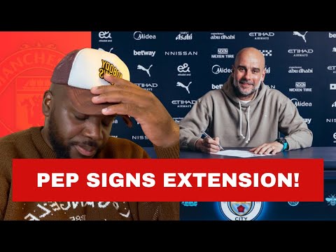 Pep Guardiola signs 2 year extension!