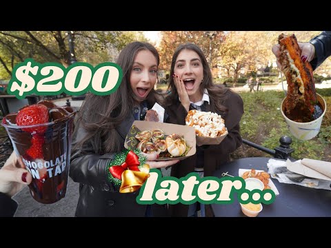 Everything we ate at the Union Square Holiday Market!!