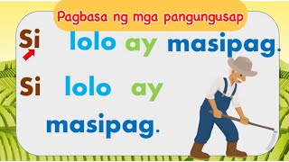 #pagbasa #pagsasanaysapagbasa  Pagbasa ng mga pangungusap  |Ang Lolo| Pagsasanay sa pagbasa