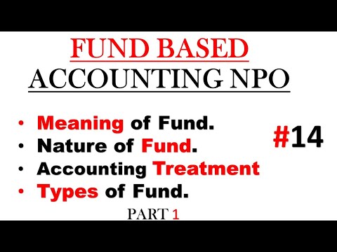 🔴Fund Based Accounting NPO||Non Profit Organization||Class 12 NPO Part 1|| NPO|| VIDEO 14