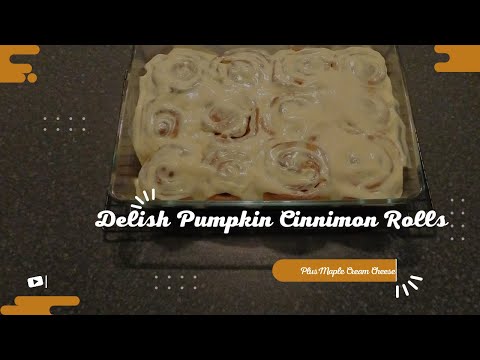 Pumpkin Spice Cinnamon Rolls RECIPE | Soft with Cosy Flavours