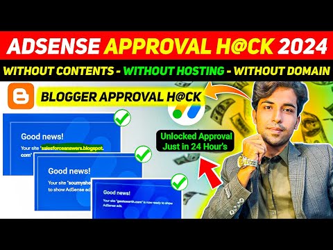 Google AdSense Approval Method (Free 2024) 💥 Run Google AdSense ADs without AdSense Approval Website