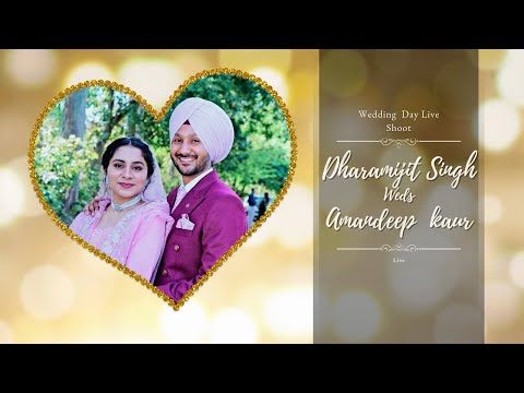 Live  Shoot  Wedding  Day // Dharamijit Singh  Weds Amandeep  kaur //  Ak HD Studio  97791-46733