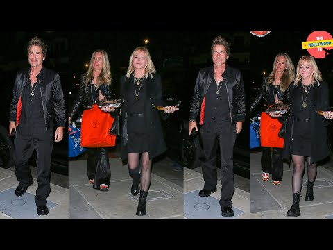 ROB LOWE AND SHERYL BERKOFF CELEBRATE SON JOHN OWEN’S 29TH BIRTHDAY AT THE BIRD STREETS CLUB!!!