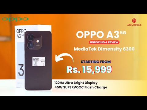 Oppo A3 5G - Nebula Red - Unboxing & Review - Price, Spec & Many More...