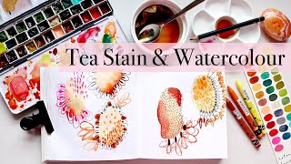 🎉Watercolour Fridays: Painting with Tea Ink & Watercolour!