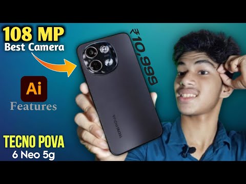 Tecno Pova 6 Neo 5g review😱 || Best camera phone under 12000