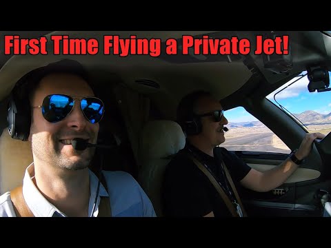 First Time Flying a Jet! Private jet departure out of Rifle, CO (Embraer Phenom 100E)