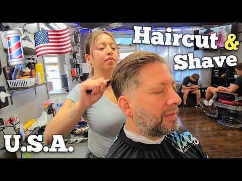 💈FULL HAIRCUT, SHAVE & HAIR WASH (You're in GOOD HANDS NOW) w/Female Barber Ruth. Wichita, Kansas 🇺🇸