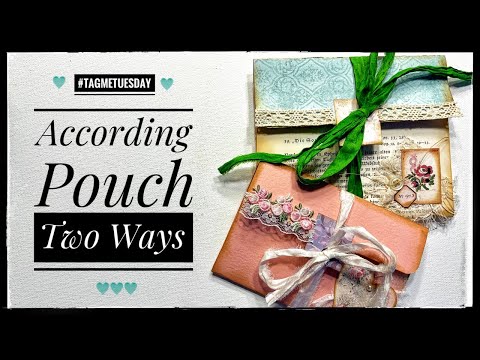 Junk Journal Ephemera Ideas - According Pouch Two Ways #tagmetuesday