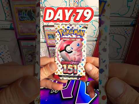 Opening A booster pack of Pokemon 151 for 151 days STRAIT!🔥 Day 79