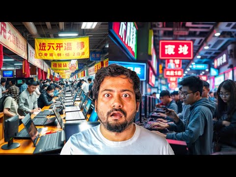 বিখ্যাত চীনা Electronic Market 🇨🇳 Olympic Park Beijing China | Indian in China Tour | Beijing Tour