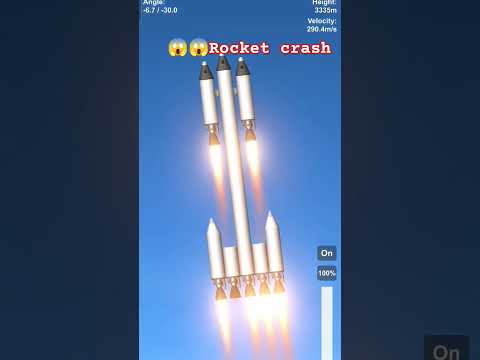 🚀 Rocket crash😱 video || Fail 😭 to launch #rocket #games #shorts