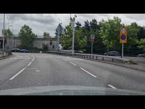 Portwood Roundabout From Lancashire Hill Following Signs to Marple, Bredbury Driving Test Route Help