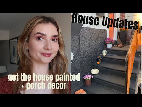 We got our house painted! + Fall Decor