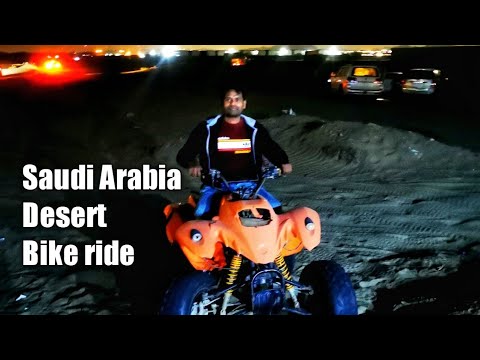 Desert bike ride #saudiarabia #travel