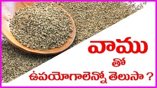 Health Tips In Telugu | Importance Of Bishop's Weed And Benefits | Vaamu | Ajwain